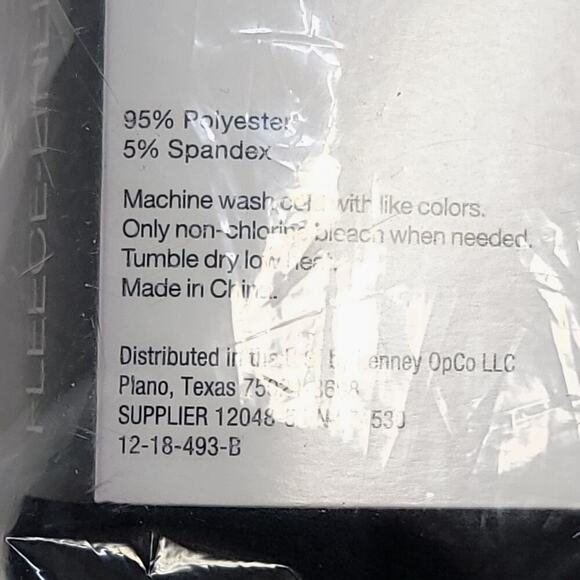 Mixit Fleece Lined Tights Size M Seamless Footless Womens Black New in Package - Picture 5 of 8